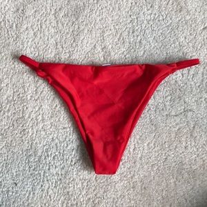 Zaful red bikini bottoms